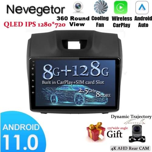Android 11 For Isuzu D-Max Chevrolet TrailBlazer S10 Colorado Car Radio Multimedia Video Player GPS Navigation
