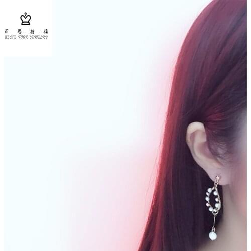 Beste Fook Jewelry Princess Pearl 2019 New Variety of stylish Mini Stud Eearrings for Women Cute Stainless Steel Earring Stud