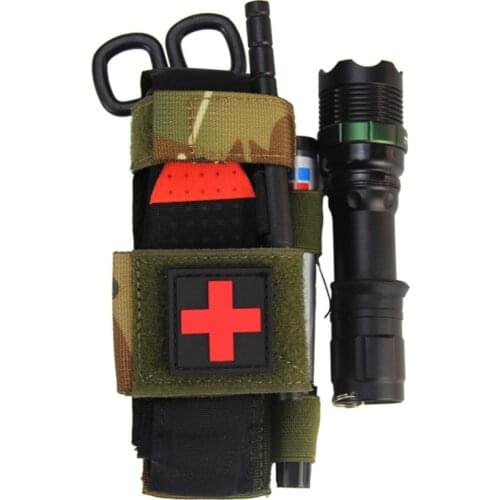 Hanging Bag Scissors Cover Outdoor First Aid Quick Slow Release Buckle Medical Military Tactical Emergency Tourniquet Strap Bag