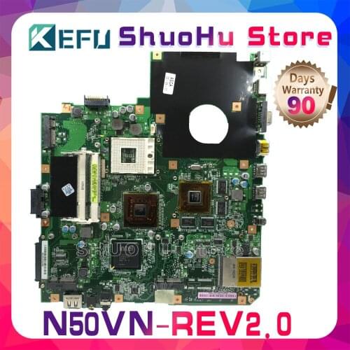 KEFU For ASUS N50VC N50V N50VN Laptop Motherboard Tested 100% work original Mainboard