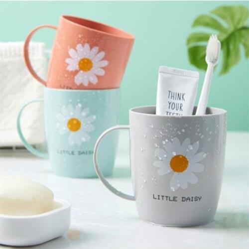 Multifunction Plastic Tooth Mug Home Bathroom Accessories Brush Holder Simple Washing Tooth Cup Wash Cups Toothbrush Mug cleans