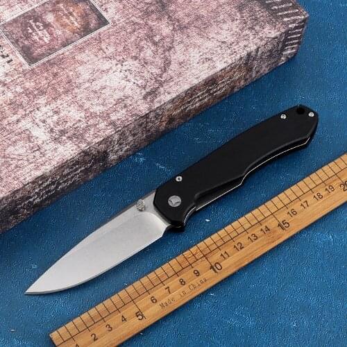 Multifunctional outdoor survival folding knife 9CR18MOV blade G10 handle tactical jungle camping climbing hunting knife EDC tool