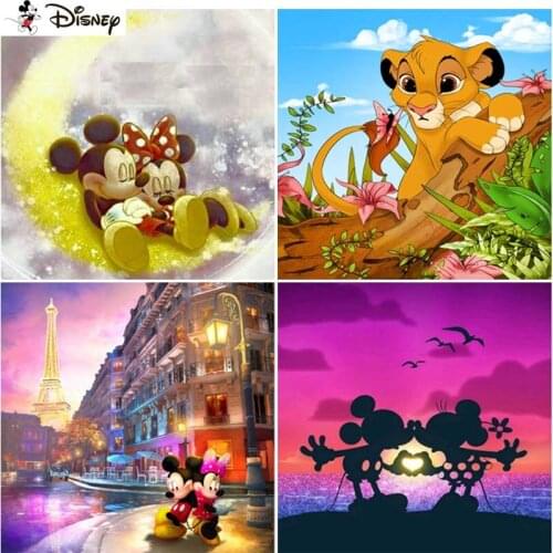 Disney 5D Diamond Embroidery Needlework Kit "Cartoon Mickey Mouse" Diy Diamond Painting Cross Stitch Home Decoration Gift