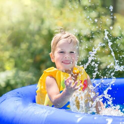 Inflatable Swimming Pool Play In The Water Swim PVC 130cm Portable Childrens Paddling Pool Lovely Safe Vacation Outdoor Sea