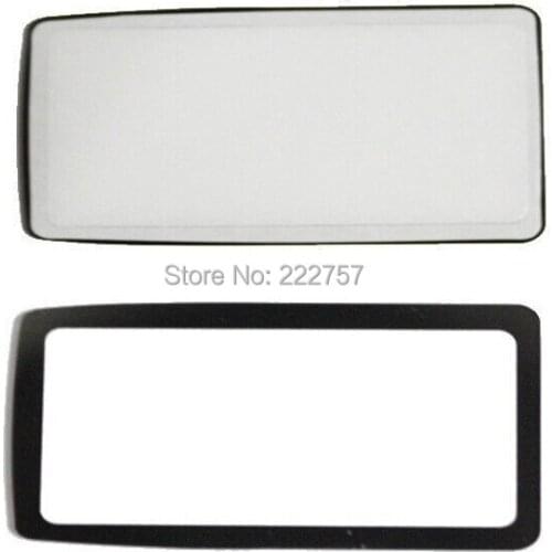 New Digital Camera Top Outer LCD Display Window Glass Cover (Acrylic)+TAPE For NIKON D90 Small screen Protector