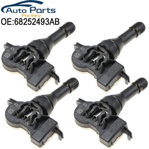 4PCS 68252493AB New Tire Pressure Sensor For 2014-2021 Jeep Renegade TPMS 433MHz