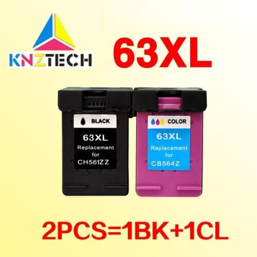 New arrival compatible for63 63xl ink cartridge replacement for 63 3630 3632 4652 4655 4522 printer