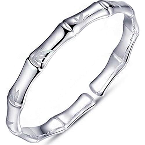 2021 New Design Fashion Bamboo Shape Opening Adjustable Bracelet For Women Fashion Luxury Jewelry Retro Girls Unusual Bracelet