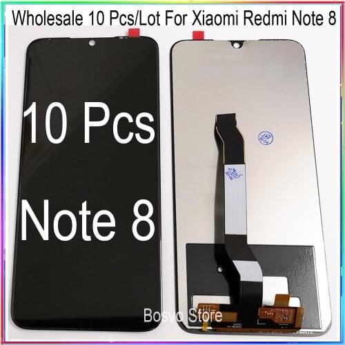 Wholesale 10 pieces / lot for Xiaomi Redmi Note 8 Note8 LCD screen display with touch assembly