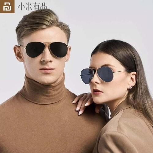 Youpin Polarized Sunglasses Men Women High Quality Sun Glasses Classic Aviator Glasses TAC Polarized Lenses 99.9% Blocking UV