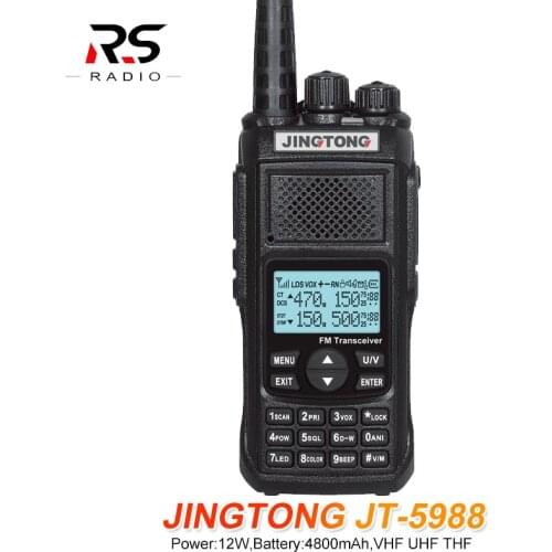 12W Walkie Talkie JINGTONG JT-5988 Amateur Rádio Comunicador Powerful Than Baofeng UV-5R CB Ham Radio Station for Hunting 10KM