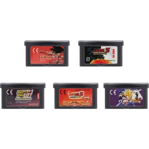 Superior 32 Bit Video Game Cartridge Memory Card for Nintendo GBA Drago Ball Series English Language