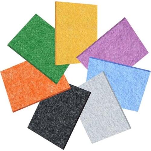 40 x 40cm Polyester fiber acoustic cotton soundproofing studio walls KTV Audio Studio Room noise insulation panels Wall decor