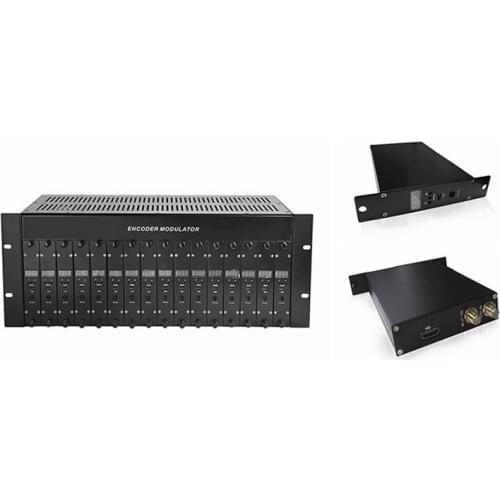 1080P HD 16IN 1 ISDB-T Mini encoder modulator(AV / HD IN ISDB-T RF out) ISDB-T digital Modulator