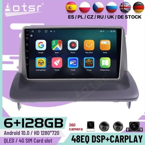 128G Carplay Multimedia Stereo Android Player For VOLVO C30 S40 C70 2006 2007 2008 2009 2010 2011 2012 GPS Navi Radio Head Unit