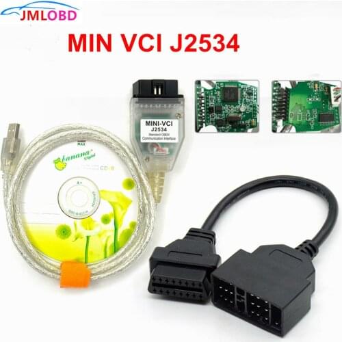 2020 Newest V10.30.029 MINI VCI Interface FOR TOY-TA TIS Techstream J2534 OBD2 OBDII Diagnostic cable 22PIN Car Cable
