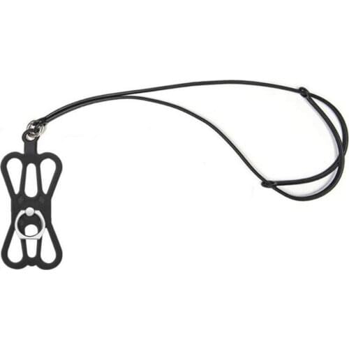 360 Adjustable Silicone Cell Phone Lanyard Holder Case Cover Phone Neck Strap Necklace Sling For Smart Mobile Phone