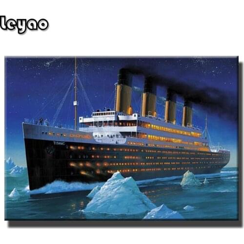 5d diy Diamond Painting titanic Diamond Mosaic Home Decor Diamond Embroidery Full Display Square Round Rhinestones Pictures