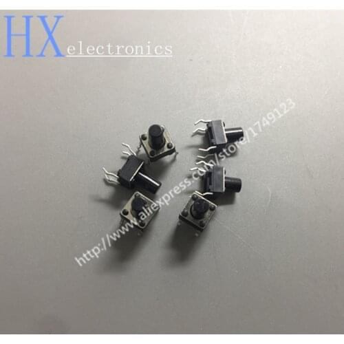 Free shipping 100PCS 6X6x4.3/5/6/7/8/8.5/9/10/11/12/13/14/22mm Tact Switch Tactile Push Button Switch
