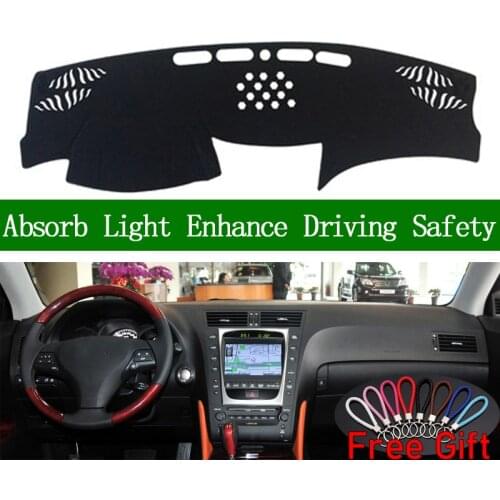 For lexus gs200 gS250 gS300 2004-2011 Dashboard Cover Sun Shade Non-slip Dash Mat Pad Carpet Car Stickers Interior Accessories
