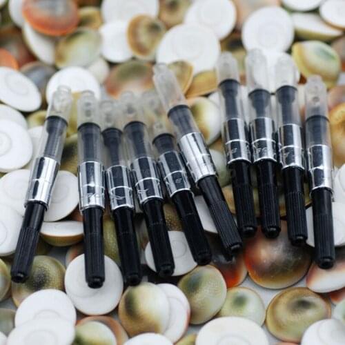 10 Pcs Accessories Fountain Pen Metal Ink Converter , International Standard Size For Fountain Pens Ink Converter