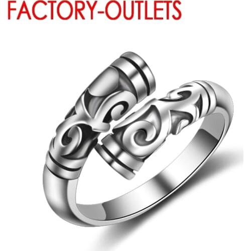 New Arrival 925 Sterling Silver Resizable Ring Fashion Jewelry Classic Vintage Style Best Gift For Men Women Party Engagement
