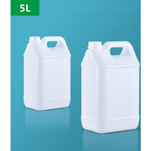 Thicken 5L Plastic Barrel Empty Square Jerry can Leakproof Refillable Storage Food Grade Container High Quality