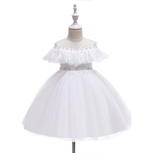 New Girls Dress Skirts, Childrens Princess Dresses, Baby One-year-old Dresses, Lace, Childrens Party Banquet Wedding Dresses