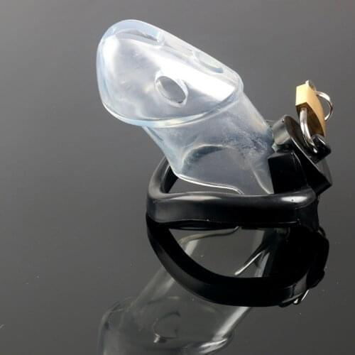 Male Chastity Device,Cock Cages,with 3 Size Penis Ring,Penis Lock,Adult Game,Cock Ring,Chastity Belt,163-C
