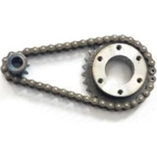 DIY Electric Skateboard Gear Wheels Kit 04C 2 Points Chain Wheel Gear 27 Gear Electric Diy Wheels,9X27 G 8mm D