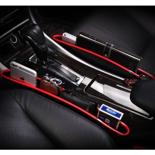 Car Seat Gap Crevice Storage Box Plastic Middle Side Pockets Slotted Sundries Mobile Phone Key Cards Holder Organizer Filler