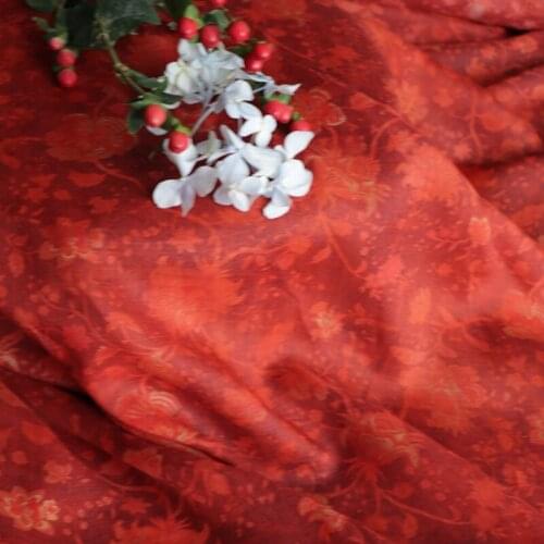 Yjh High Quality Natural Pure Ramie Linens Cloth Fabric Summer Thin Chinese Style Robe Dress Tissu Diy Sewing