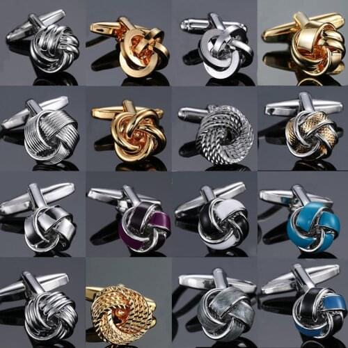AS 31 kinds of personalized mens Cufflinks new fashion jewelry gold crystal horse Cufflinks mens Wedding Shirt badge pin gifts