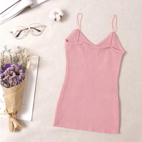 Women Thin Wild Solid Camis Vest Women Tank Tops Female 2021 Summer Sexy Strap Basic Tops Slim Sleeveless Camisole Backless