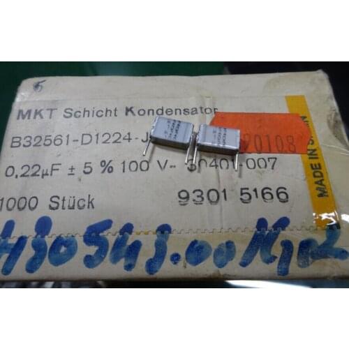 2019 hot sale 20PCS/50PCS EPCOS 0.22uf/100v 220nf 224 new Melaleuca cake capacitance free shipping