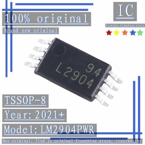 2021+100% Brand new original 20PCS-100PCS LM2904PWR L2904 TSSOP-8 Dual general purpose operational amplifier chip