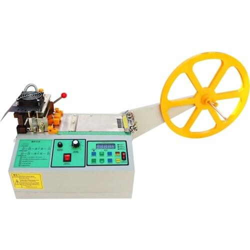 INTBUYING 220V Automatic Digital Hot And Cold Tape Belt Cutting Machine