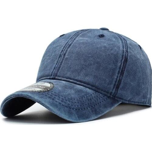 2021 Spring Washed Cotton Baseball Caps For Men Women Adjustable Size Brands Black Cap NEW Summer Couple Sports Cap Snapback Cap