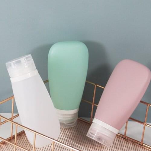 1pcs Travel Cosmetics Bottles Silica Gel Mini Empty Container Skincare Shower Gel Shampoo Jars Tools Portable Extrusion Bottling