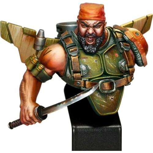 Resin Figure 1/12 ancient man bust (NO BASE ) Model Unassambled Unpainted Figure Building Kit