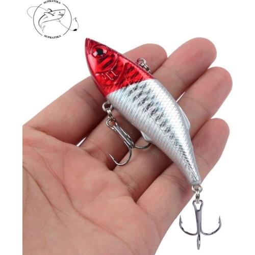 Diving Depth 0.5-2M Professional Plastic Fishing Bait Artificial VIB Sinking Wobblers 7cm/10g 3D Eyes Fishing Lure Hard Bait