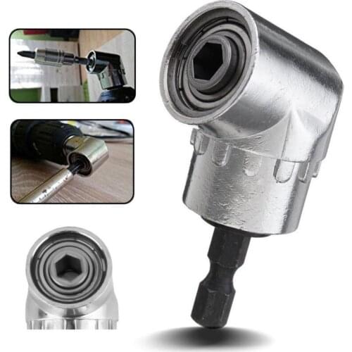 105 Degree Screwdriver Connector Electric Drill Accessory Extension 1/4 Inch Hex Bit Socket Bending Screwdriver Cornerer