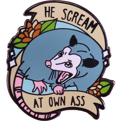 Creative Pop-Enamel Pin Lapel Badges Brooch Funny Fashion Jewelry