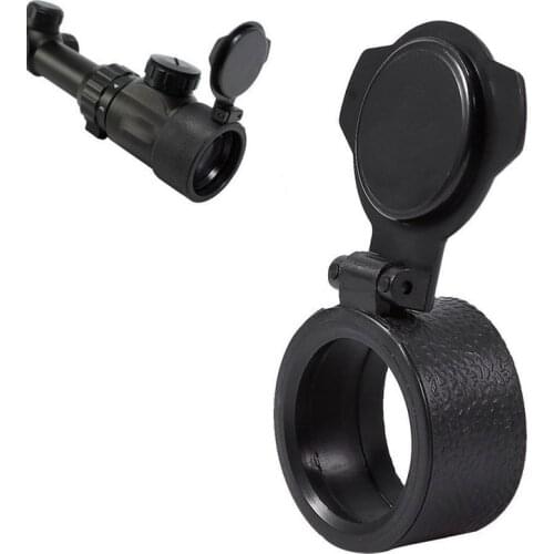 33-62MM Rifle Scope Lens Cover Flip Up Quick Spring Protection Cap Objective Lense Lid Airsoft Caliber