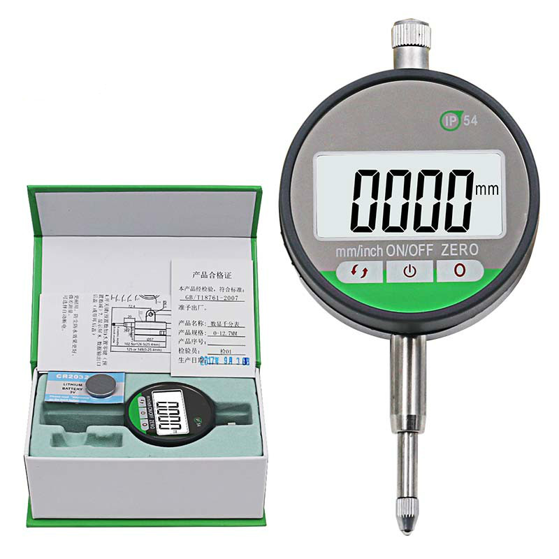IP54 Oil-proof Digital Micrometer 0.001mm Electronic Micrometer Metric/Inch 0-12.7mm /0.5"Precision Dial Indicator Gauge Met
