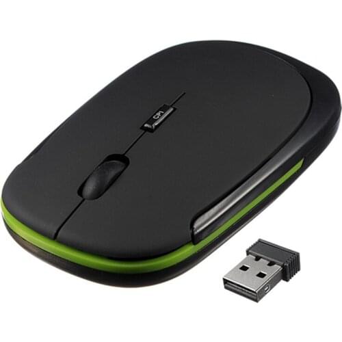 Wholesale 1 Price 5 color Slim Mini office gaming mouse USB Wireless Optical Mouse For PC Laptop Win 7 Vista XP