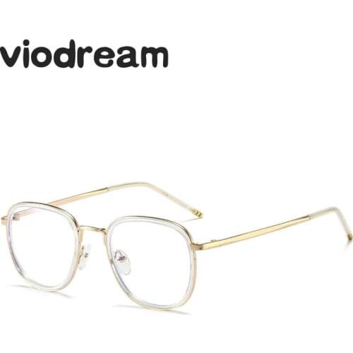 Viodream Anti Blue Violet Light Glasses Computer goggles Metal Unisex Frame Spectacle Frame Eyeglass Frames Oculos De Grau 1802