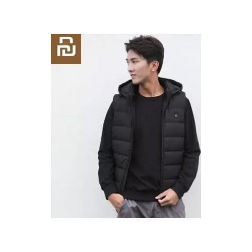 Youpin PMA graphene heating leisure vest Infrared heat storage lining Outdoor Heated Down Jacket coat Winter men woman warm vest
