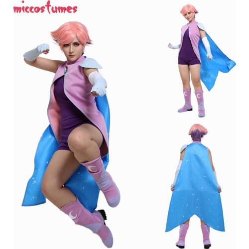 She Ra Glimmer Cosplay Costume Woman Halloween Outfit Bodysuit Cape