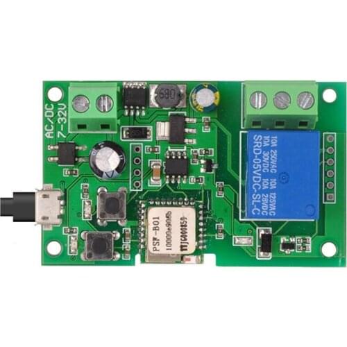 EWelink Smart Wifi Switch Relay Module Timer DC 5V/12V/24V/32V Wireless Remote Control Inching/Self-Locking Alexa Google Home